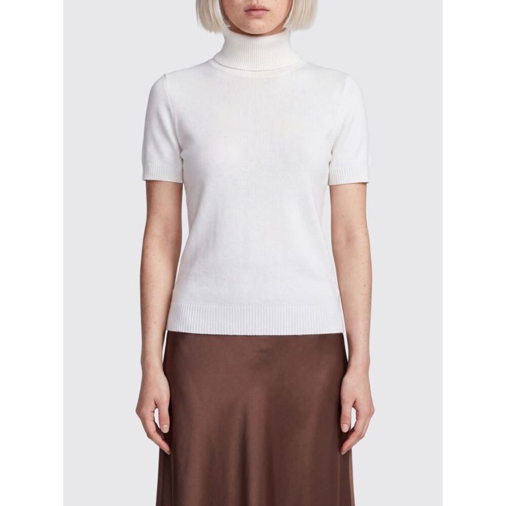 Allude Women Allude Slim Fit Short-Sleeved Cashmere Turtleneck Jumper